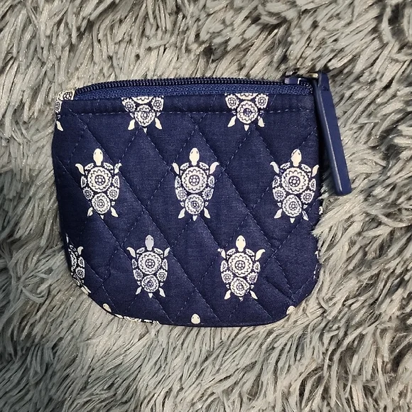 RARE Vera Bradley Navy Turtle Pattern Cosmetic Bags - Picture 5 of 5